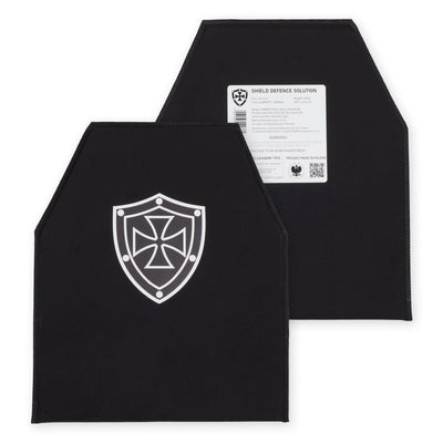 25 × 30 cm Mīkstie Ballistiskie Ieliktņi Shooter's Cut – Priekšpuses un Aizmugures Aizsardzība