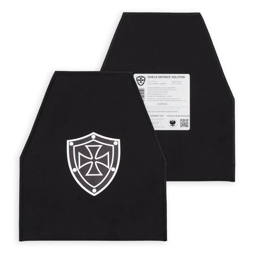 25 × 30 cm Mīkstie Ballistiskie Ieliktņi Swimmer's Cut – Priekšpuses un Aizmugures Aizsardzība